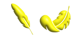 Курсор Simple 3D Yellow Feather