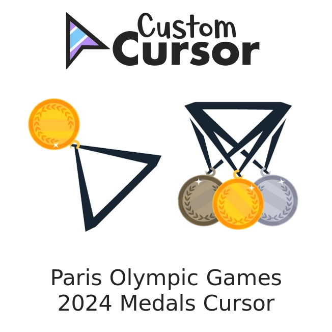 Paris Olympic Games 2024 Medals cursor Custom Cursor