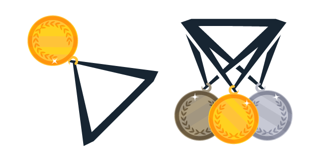 Paris Olympic Games 2024 Medals Cursor