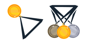 Paris Olympic Games 2024 Medals Cursor