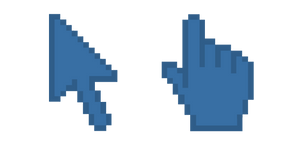 Bice Blue Pixel cursor