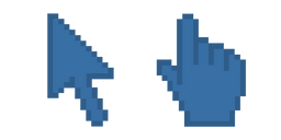 Bice Blue Pixel Cursor