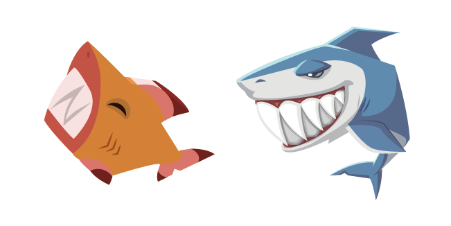 Animal Jam Shark and Pet Shark Cursor