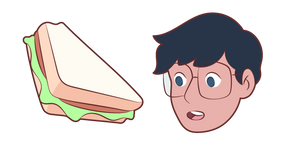 Bee and PuppyCat Merlin Wizard and Sandwich cursor