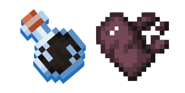 Minecraft Wither Effect and Potion of Decay Cursor