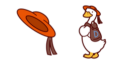 Sanrio Duckadoo and Straw Hat Cursor