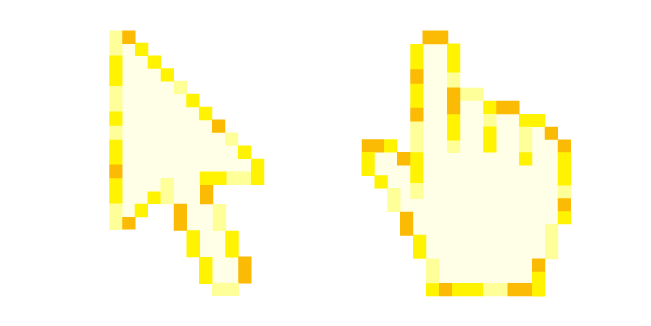 Ivory Yellow Pixel курсор