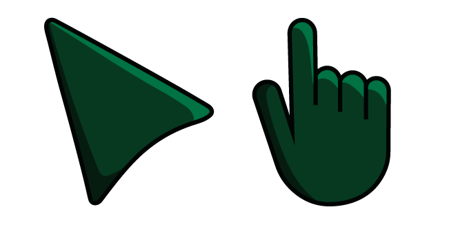 Dark Green Cursor