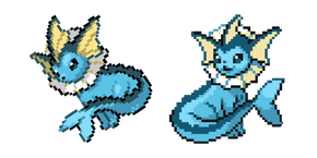 Pokemon Vaporeon Pixel cursor