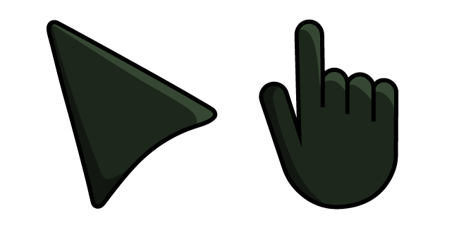 Black Olive Green Cursor