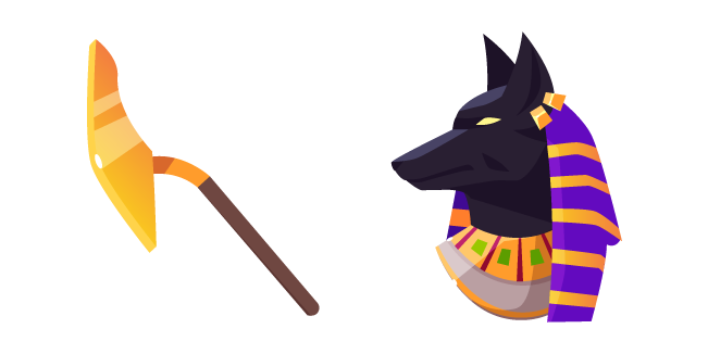 Anubis and Scepter Cursor