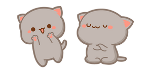 Kawaii Mochi Mochi Peach Cats Goma’s Play Dilemma Cursor