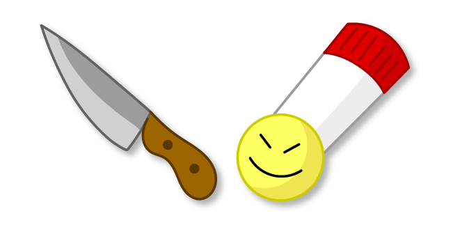 Homestar Runner That Little Chef Guy and Chef's Knife курсор