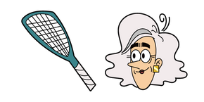 The Loud House Mrs. Kernicky and Tennis Racquet Cursor