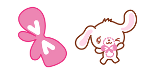 Sanrio Shirousa and Pink Bow Tie cursor