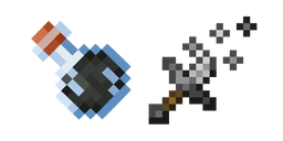 Minecraft Weakness Effect and Potion of Weakness Cursor