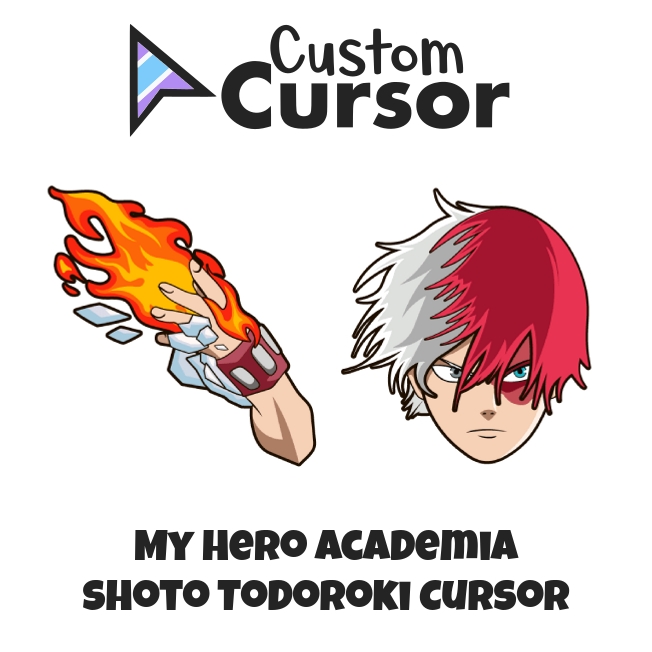 My Hero Academia Shoto Todoroki cursor – Custom Cursor