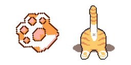 Funny Cat Pixel cursor