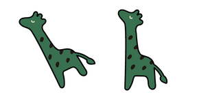 Курсор Sanrio Kirin Green Giraffe