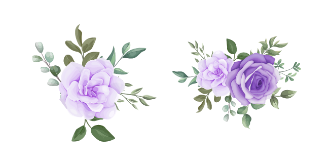 Purple Rose Cursor