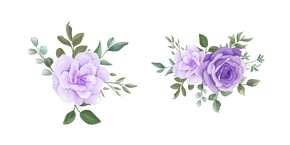 Purple Rose Cursor