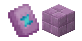 Minecraft Purpur Block and Spire Armor Trim Cursor