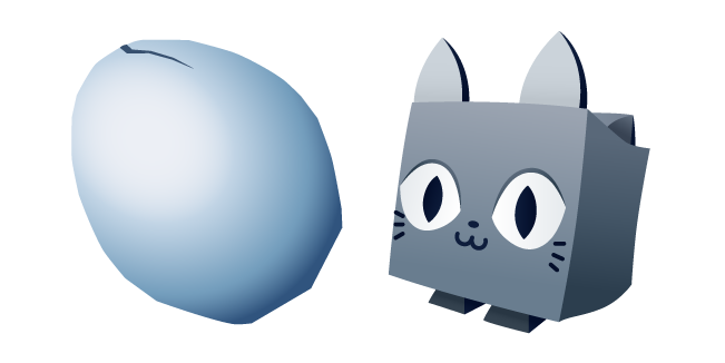 Roblox Pet Simulator Cat and Cracked Egg Cursor