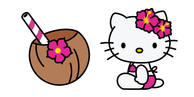 Hello Kitty and Coconut Cocktail Cursor