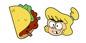 Курсор The Loud House Becky Buttercup and Taco