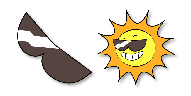 OK K.O.! Let's Be Heroes Cool Sun Cursor