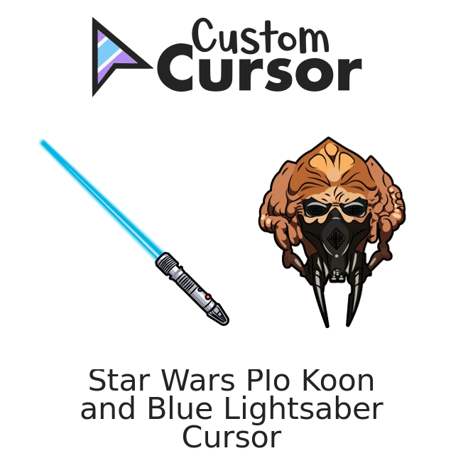 Star Wars Plo Koon and Blue Lightsaber курсор пак – Custom Cursor