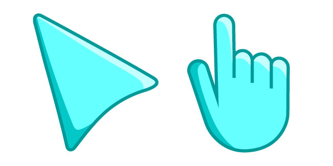 Aqua Blue Cursor