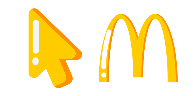 Minimal McDonald's Logo Cursor