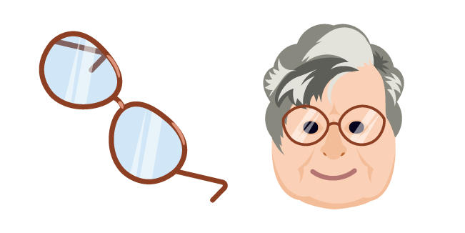 Stranger Things Doris Driscoll and Glasses Cursor