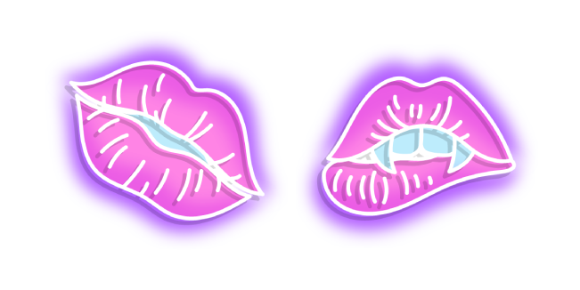 Neon Kiss and Vampire Lips курсор