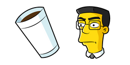 Курсор The Simpsons Frank Grimes and Coffee