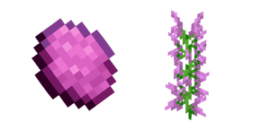 Minecraft Magenta Dye and Lilac Curseur