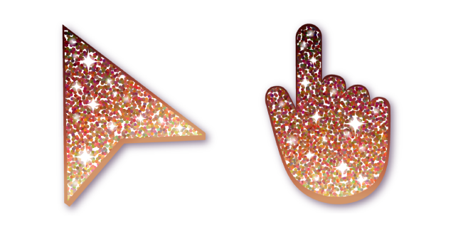 Brown Glitter Cursor