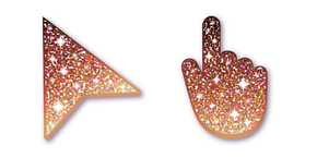 Brown Glitter cursor