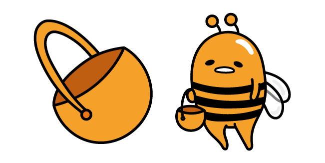 Gudetama Bee and Basket Cursor