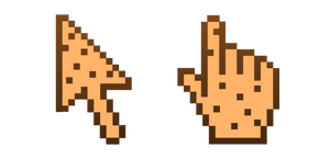 Chocolate Chip Cookie Pixel cursor