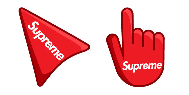 Supreme Red Color Cursor