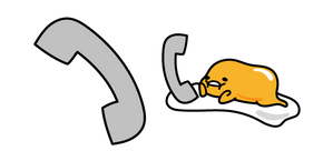 Gudetama on the Phone Curseur