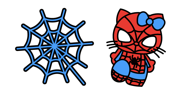 Hello Kitty Marvel Spider-Man Cursor