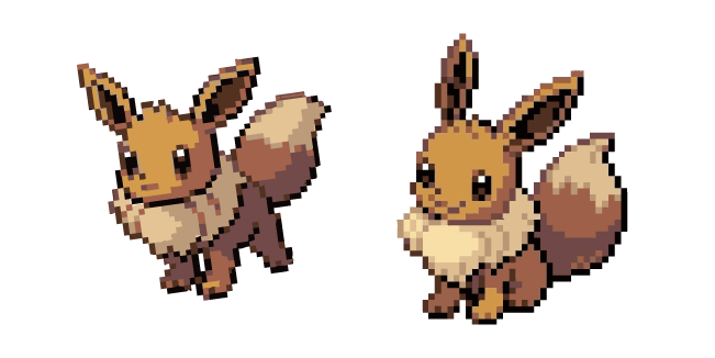 Pokemon Eevee Pixel Cursor