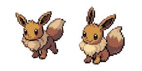 Pokemon Eevee Pixel Curseur