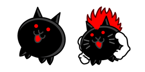 The Battle Cats Killer Cat and Radical Cat Curseur