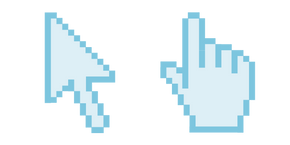 Color Pixels Alice Blue cursor