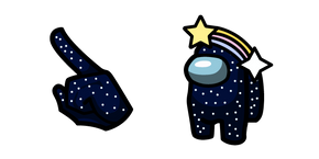 Among Us Starry Sky Character Cursor