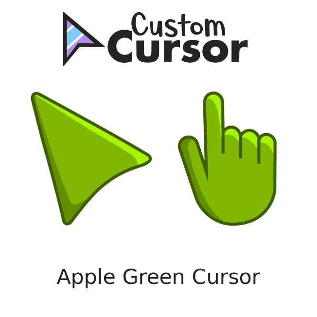 Apple Green cursor Custom Cursor